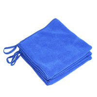  小方块毛巾30*30cm吸水洗车清洁毛巾蓝色