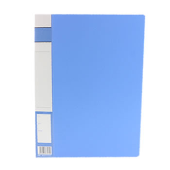 齐心AB600A-W文件夹A4双强力夹蓝色
